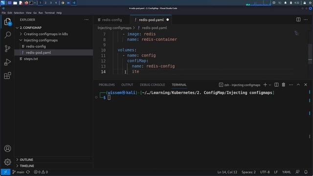Kubernetes | ConfigMaps as volumes