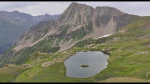 Поход горы Кавказа озеро Клумбочка высота 2559 метров Кавказский  заповедник