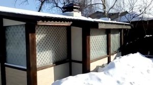 Беседка, снаружи