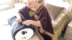 Вязание крючком сеточки для ирландского кружева на манекене. МК Работа Елена Ситникова