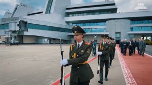 Председатель правительства России Михаил Мишустин прибыл  в Белоруссию