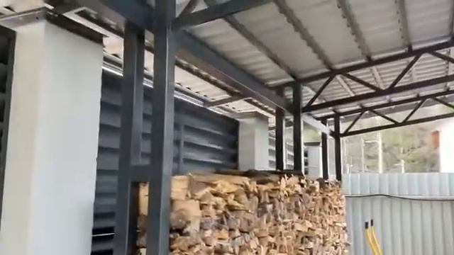 Консольный односкатный навес с профлистом
