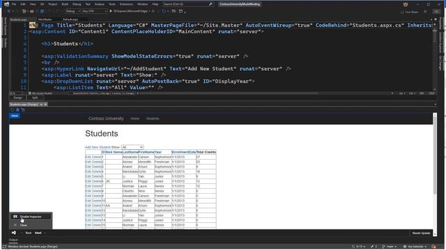 The New Web Forms Designer in Visual Studio 2022