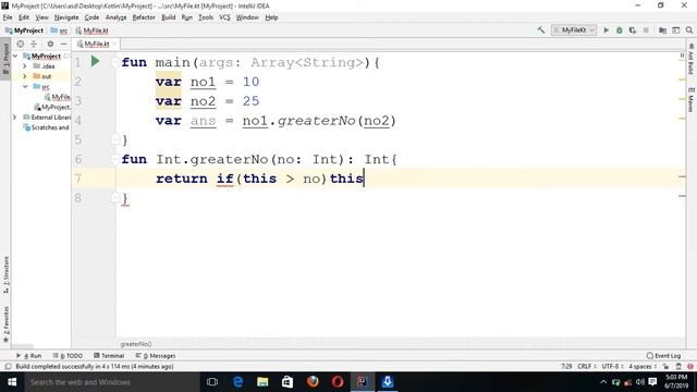 Infix Function in Kotlin. Kotlin Programming Tutorial in Hindi. смотреть онлайн
