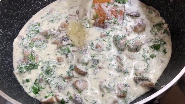 Грибной ТЕРРИН | Закуска из грибов и сметаны!