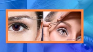 ТРИДИНГ  Удаление волосков на БРОВЯХ НИТЬЮ