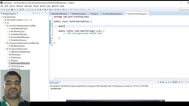 Access Modifiers in Java смотреть онлайн