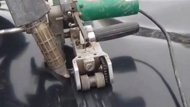 Сварка геомембраны смотреть онлайн