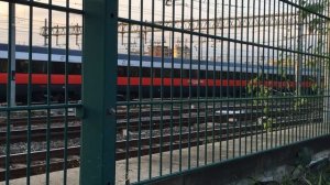 Spettacolare partenza dell'ETR500 Frecciarossa alla stazione di Firenze  Santa Maria Novella