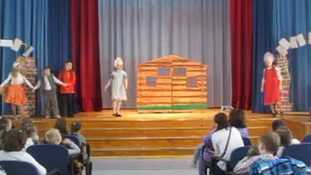 cпектакль "Теремок" для детей начальной школы. смотреть онлайн