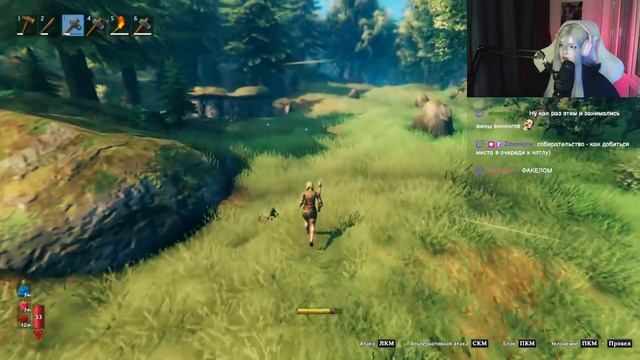 Выживач с чатом в Valheim / путь к поместью смотреть онлайн