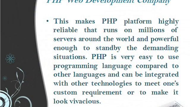 PHP Web Development Company, PHP Web Application Development, PHP WebDevelopment