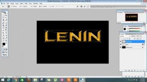 how to make the gold text effect using photoshop