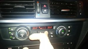 Работа печки BMW F25