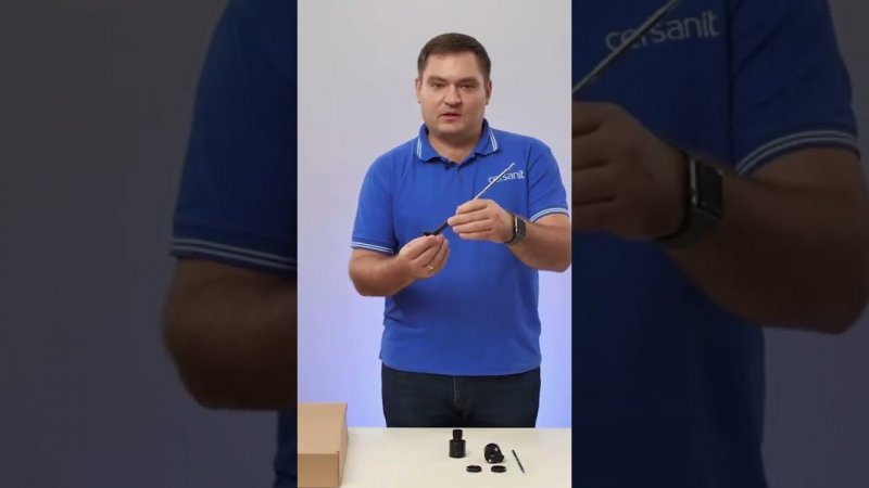 Распаковка подвесного унитаза CREA SQUARE CLEAN ON бренда CERSANIT