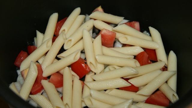 Яичница с макаронами