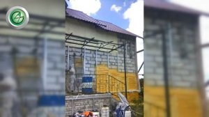 Напыление пенополиуретана установкой PROton Air