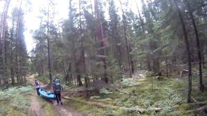 Переход по лесу из оз.Усвеча в оз.Дрисса (7км)