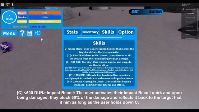 Boku no Roblox All for one quirk showcase! смотреть онлайн