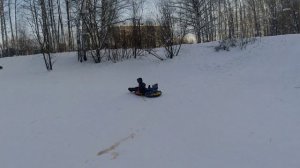 Катаемся на ватрушках