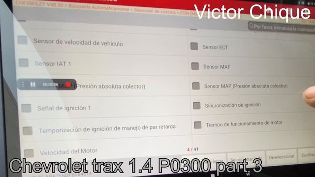 P0300 Chevrolet trax 1.4 falla de encendido, diagnóstico parte 2 by Launch смотреть онлайн