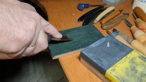 В гостях у резчика: заточка инструмента для резьбы по дереву.