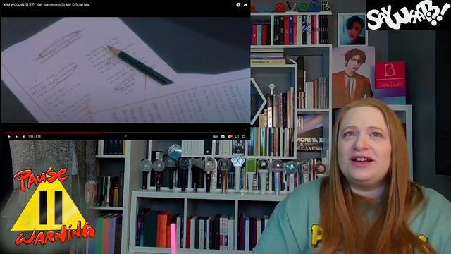 KIM WOOJIN 김우진 'Say Something To Me' Official MV | REACTION смотреть онлайн