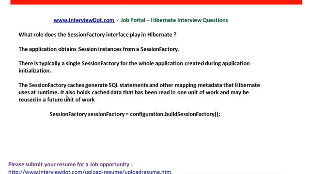 What is sessionfactory in hibernate interview question interviewdot смотреть онлайн