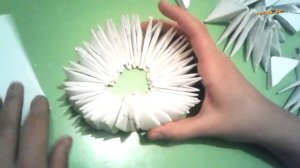 СДЕЛАТЬ ЛЕБЕДЬ ИЗ БУМАГИ/ MAKE A SWAN OUT OF PAPER