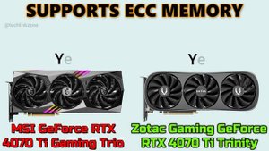 MSI GeForce RTX 4070 Ti Gaming Trio vs Zotac Gaming GeForce RTX 4070 Ti Trinity Comparison .