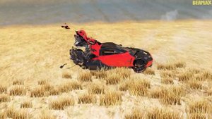 Epic Escape From The Shy Guy (SCP-096) | Cars VS Giant Triangular Pit | BeamNG.Drive | Beamax