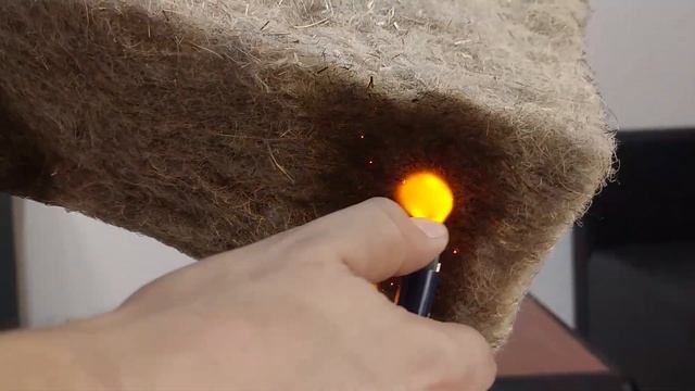 Самозатухающий льняной утеплитель РосЭкоМат Кровля Антифайр для утепления мансардной крыши дома смотреть онлайн