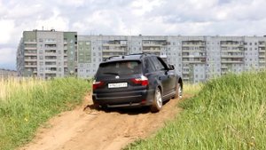 Проверка BMW X3 E83 на диагональное вывешивание.