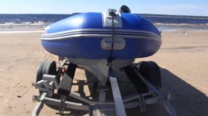 Подъем лодки  на прицеп с земли