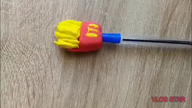 Насадки на карандаши и ручки из лёгкого пластилина своими руками ?