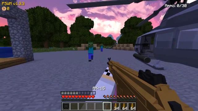 ✈️Кто этот выживший? Упавший самолет - [ЧАСТЬ 46] Зомби апокалипсис в майнкрафт Minecraft - Сериал смотреть онлайн