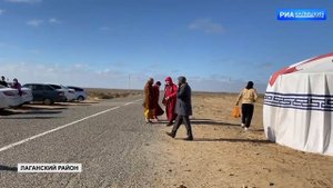 В селе Буранное состоялось открытие Ступы Лотоса