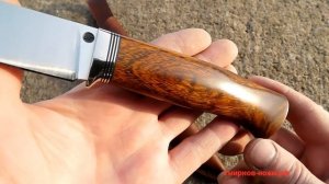 Клинок из стали Vanadis 10 и айронвуд Нож на заказ..Vanadis 10 and Ironwood Custom Knife