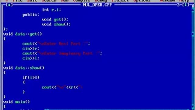 Multiply Two Complex Number Using Overloading Multiplication Operator In Cpp in Tamil Part-1