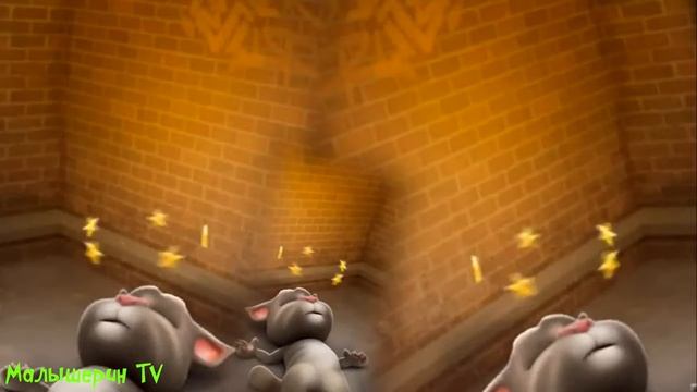 Мой говорящий кот Том СЕМЬЯ ПАЛЬЧИКОВ Детские песенки Мультик для детей Папа пальчик смотреть онлайн