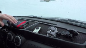 Установка и тест полки органайзера на LADA Largus