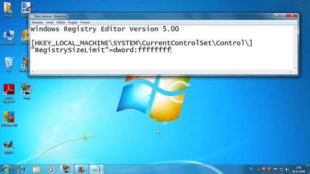 Adding the registry entry! For Windows 7 and Vista! смотреть онлайн