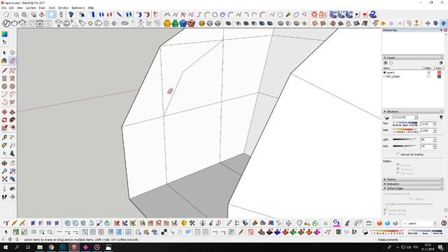 SketchUp. Моделинг кресла. Artisan