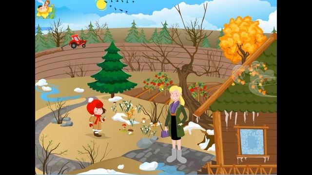 Что бывает весной.Играем и повторяем с детьми приметы весны смотреть онлайн