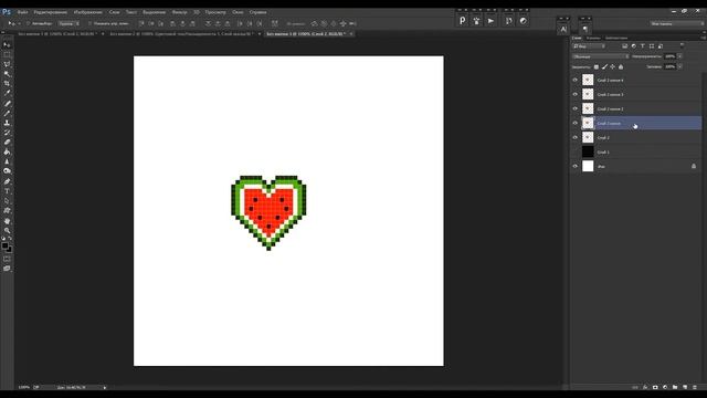 PixelArt урок| Как рисовать по клеточкам в фотошопе?!!!