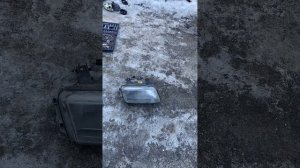 Установка фар Ауди А4 б5 рестайлинг маден Россия 5-серия