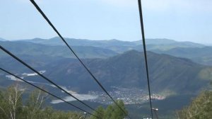 Горный Алтай Манжерок Кресельный подъемник на гору Малая Синюха
