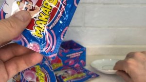 Жевательная резинка МАКАРОНЫ (блок 24шт по 12гр) Канди Клаб жвачка со вкусом тутти-фрутти