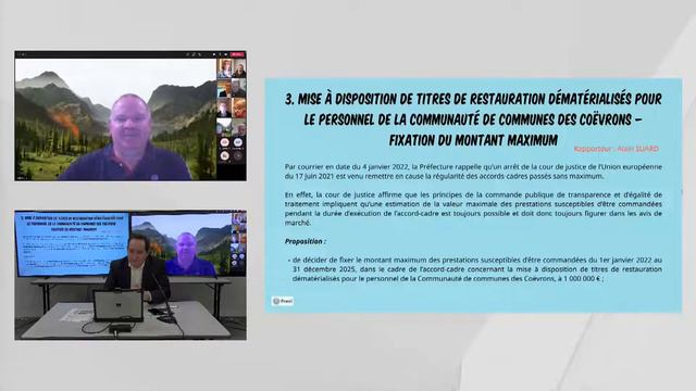 Conseil communautaire du 25 janvier 2022 смотреть онлайн