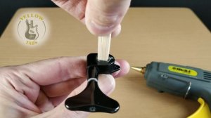 How to remove the cover of guitar tuning / как открыть колок